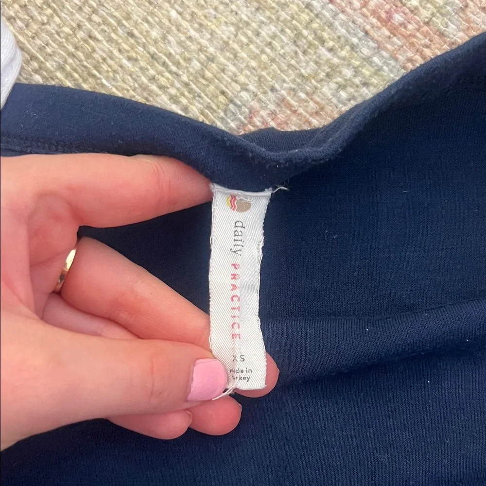 Anthropologie Navy and White Athletic Mini Dress - Picture 4 of 4